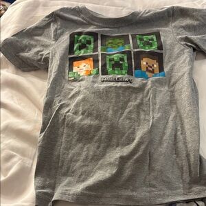 Mojang Minecraft Gray Kids T-Shirt 7